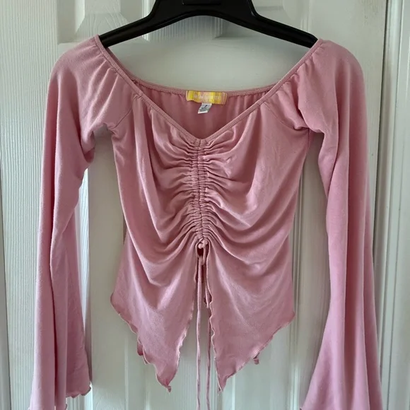 Urban Outfitters Bell Sleeve Blouse - Picture 2 of 5